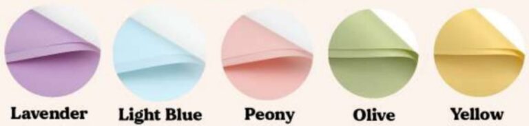 wrapping paper colors
