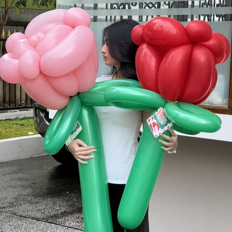 Flowermail Balloon Jumbo Rose