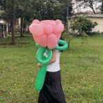 Flowermail Balloon Jumbo Rose Pink (2)