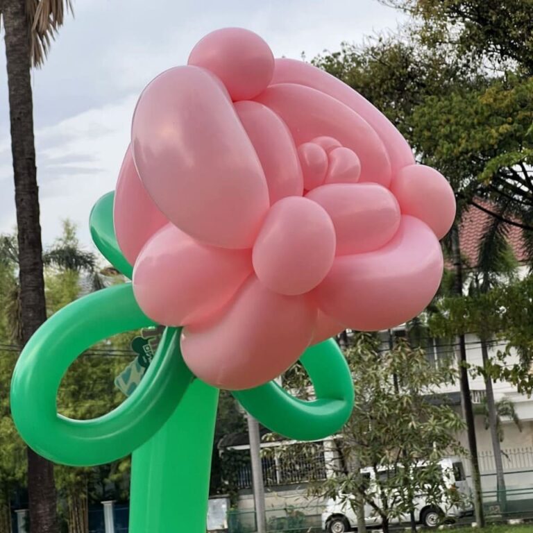 Flowermail Balloon Jumbo Rose Pink